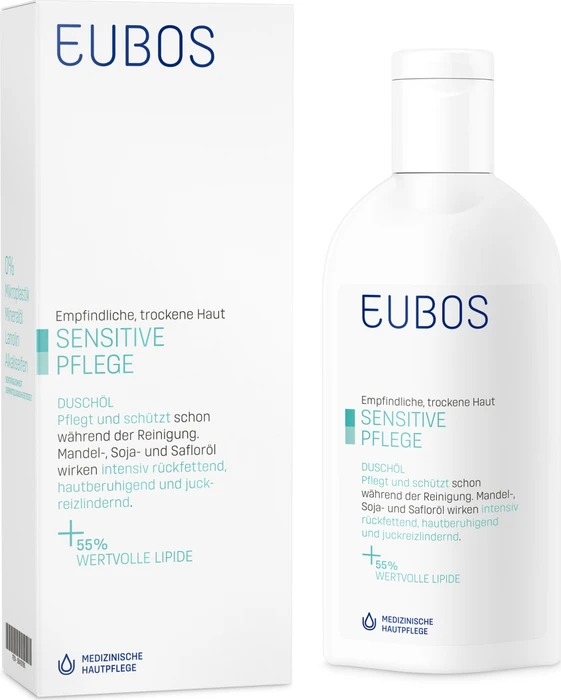 Eubos Sensitiv Duschöl F, 200ml