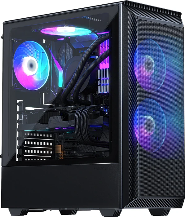 Phanteks Eclipse P300A Mesh Edition, schwarz, Glasfenster