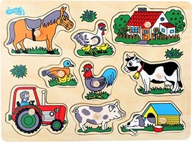 Legler Small Foot Setzpuzzle Bauernhof