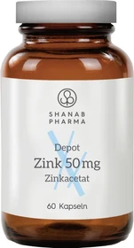 Shanab Pharma Depot Zinkacetat Kapseln, 60 Stück
