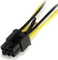 StarTech SATA/PCIe 6-Pin Y-Adapter, 15-Pin SATA Strom auf 1x 6-Pin PCIe, 15cm Vorschaubild