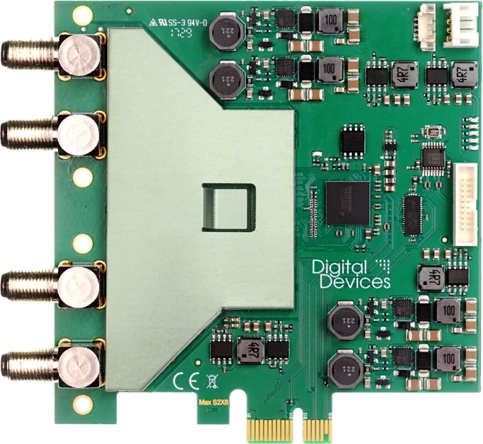 Digital Devices Max SX8, DVB-SX2/S2/S Octa-Tuner, PCIe x1