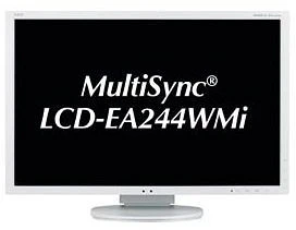 NEC MultiSync EA244WMi-WH, weiß, 24"