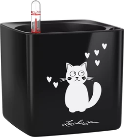 Lechuza Cube Glossy Cat 14 schwarz hochglanz
