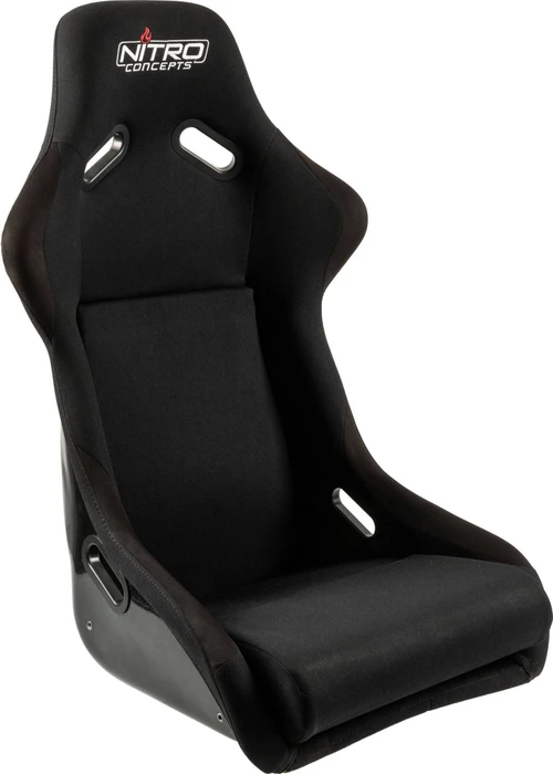 Nitro Concepts E-Racer - Core Evo Bundle, E-Racer Rig & R300 Evo Seat Bundle mit Slider-Set, schwarz