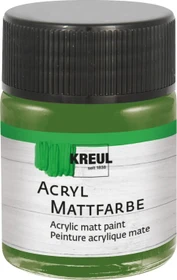 Kreul Acryl Mattfarbe, olivgrün, 50ml