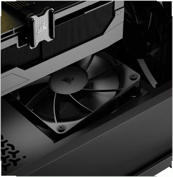 Corsair 3200D RS, schwarz, Glasfenster