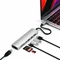 Satechi USB-C Slim Multi-Port with Ethernet Adapter silver Dual-Slot-Cardreader, USB-C 3.0 [Stecker] Vorschaubild