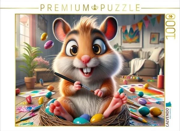 Calvendo Ostereierspaß mit dem Künstler-Hamster
