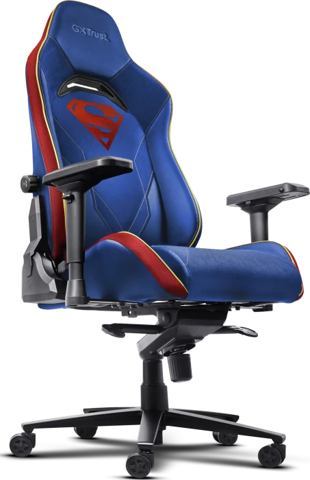 Trust Gaming GXT 721SM Ruya Pro Gamingstuhl, Superman blau/rot