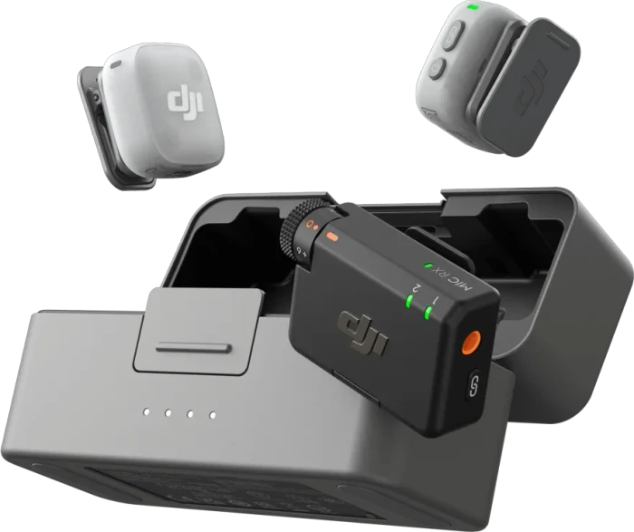 DJI Mic Mini 2, 2 Sender + 1 Empfänger + Ladeschale