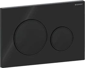 Geberit Sigma20 Betätigungsplatte schwarz/schwarz matt/schwarz