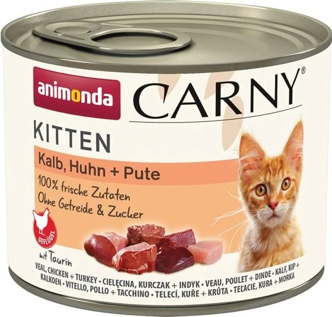 animonda Carny Kitten Rind Kalb und Huhn, 200g