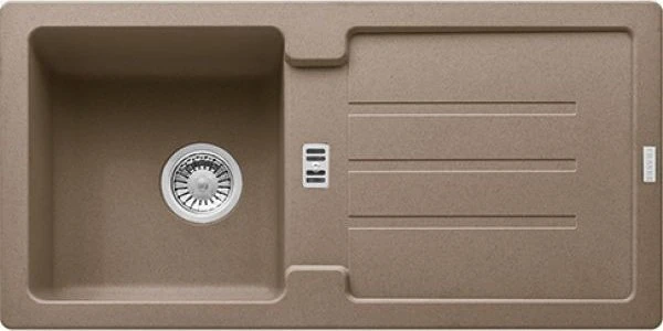 Franke Strata STG 614 Einbau Becken reversibel mit Ablauffernbedienung cashmere