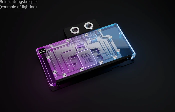 Alphacool Core RX 9070 XT Swift + Quicksilver mit Backplate