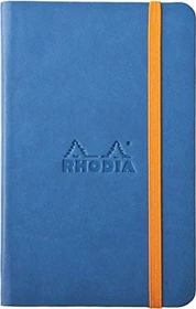 Rhodia Rhodiarama Notizbuch, A6, liniert, Hardcover, saphir, 96 Blatt