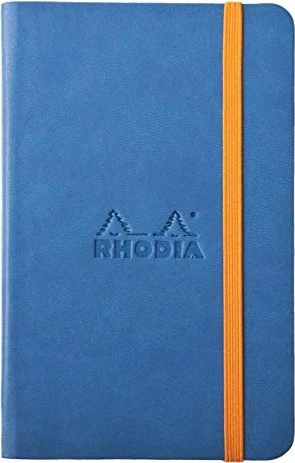 Rhodia Rhodiarama Notizbuch, A6, liniert, Hardcover, saphir, 96 Blatt