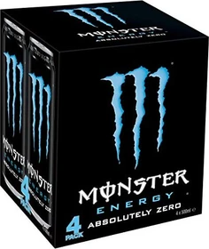 Monster Energy Absolutely Zero 4x 500ml