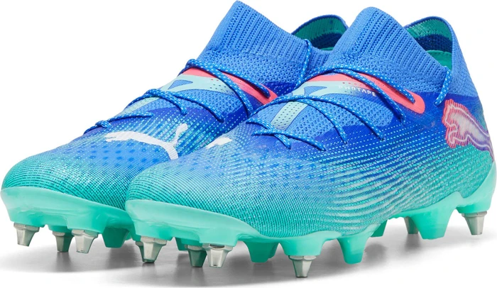 Puma Future 7 Ultimate MxSG bluemazing/puma white/electric peppermint (Junior)