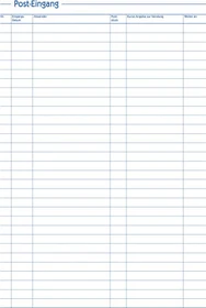 Avery-Zweckform Post-Ein-/Ausgangsbuch, A4, 100 Blatt