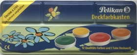 Pelikan Deckfarbkasten, 12 Farben