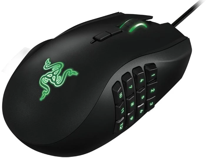 Razer Naga 2014 Left Handed Expert MMO Gaming Mouse, USB