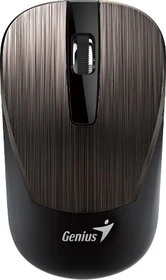 Genius NX-7015 V2 Wireless BluEye Mouse Chocolate braun/schwarz, USB (31030019401)