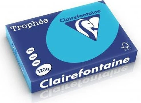 Clairefontaine Trophée Universalpapier matt königsblau, A4, 120g/m², 250 Blatt