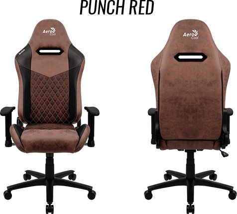 AeroCool Duke AeroSuede Gamingstuhl, rot/schwarz