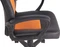 CLP Elbing Kunstleder Bürostuhl, schwarz/orange Vorschaubild