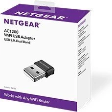 Netgear AC1200 Nano DualBand Adapter, 2.4GHz/5GHz WLAN, USB-A 2.0 [Stecker]