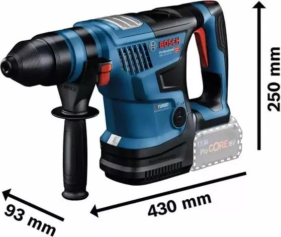Bosch Professional GBH 18V-34 CF BITURBO Akku-Bohr-/Meißelhammer solo inkl. Koffer