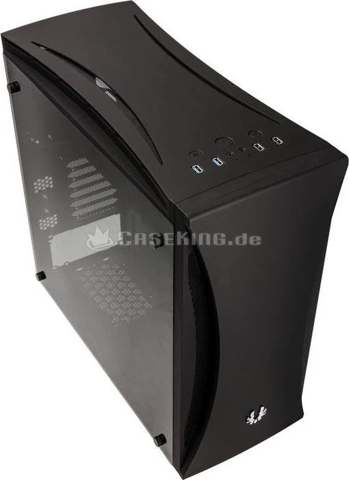 BitFenix Aurora schwarz, Glasfenster