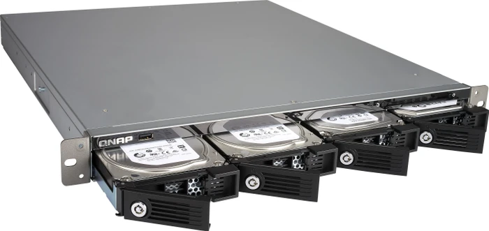 QNAP Turbo Station TS-431U 20TB, 1GB RAM, 2x RJ-45 1000Base-T, 4x USB 3.0, 1HE