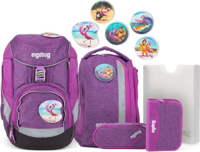 Ergobag Pack Insel HoppBär Schulrucksack-Set, 6-tlg.