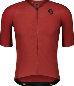 Scott Unlimited Aero Trikot kurzarm wood red (Herren)