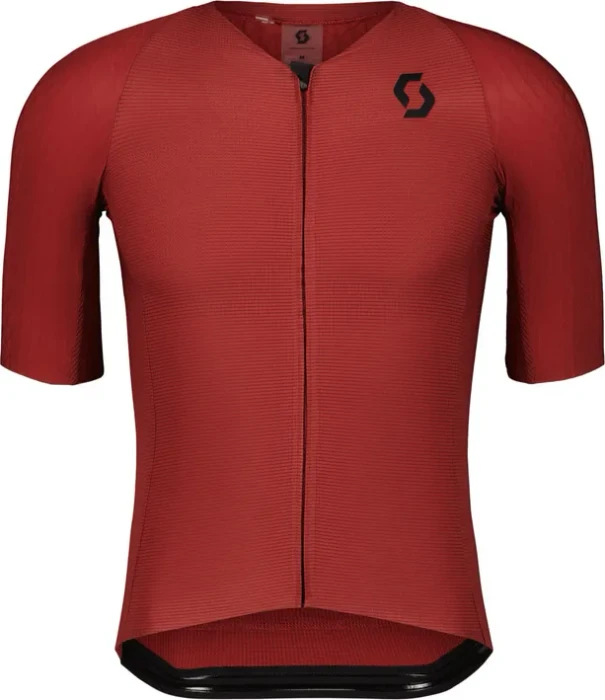 Scott Unlimited Aero Trikot kurzarm wood red (Herren)