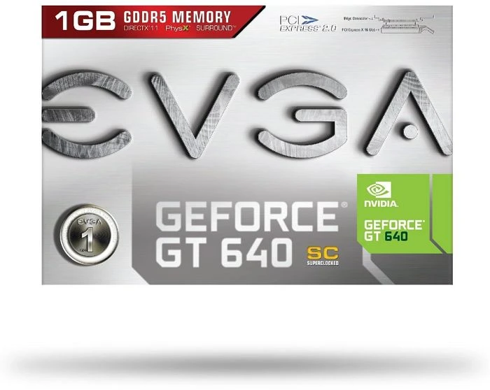 EVGA GeForce GT 640 Superclocked, 1GB GDDR5, VGA, DVI, HDMI