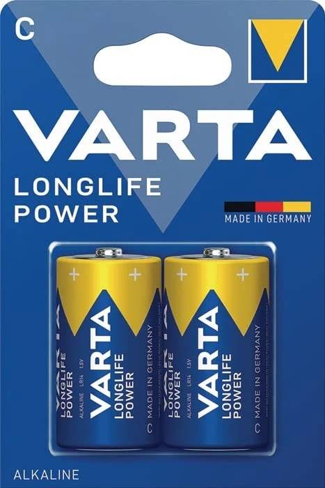 Varta Longlife Power Baby C, 2er-Pack