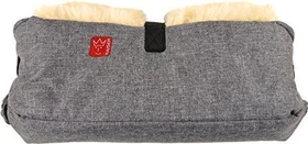 Kaiser Big Double Lammfellhandwärmer anthracite melange