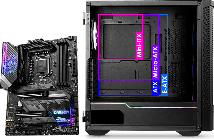 MSI MPG Velox 100R, Glasfenster