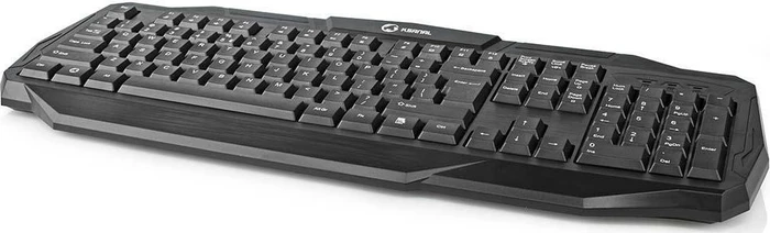 Nedis Gaming Tastatur, LEDs RGB, schwarz, USB, US
