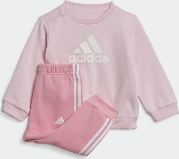 adidas Badge of Sport Trainingsanzug clear pink/white (Junior)