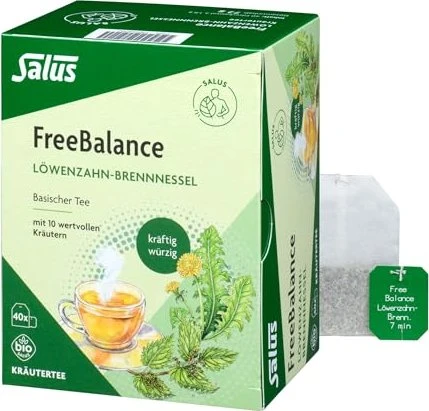 Salus FreeBalance Löwenzahn-Brennnessel Tee Beutel, 40 Stück