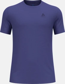 Odlo Natural Merino 160 Baselayer Funktionsshirt kurzarm skipper blue (Herren)