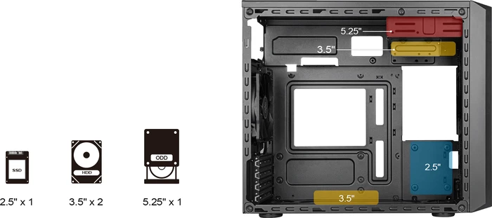 SilverStone Fara 311, schwarz