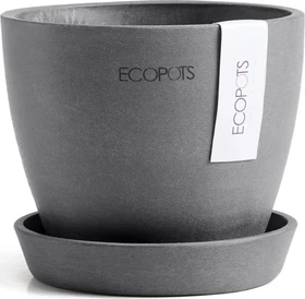 Ecopots Kunststoff-Topf Antwerp Mini 11.5cm grey