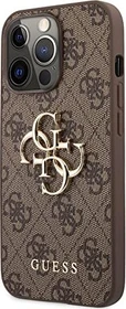 Guess Hard Cover 4G Metal Logo für Apple iPhone 13 Pro Max braun