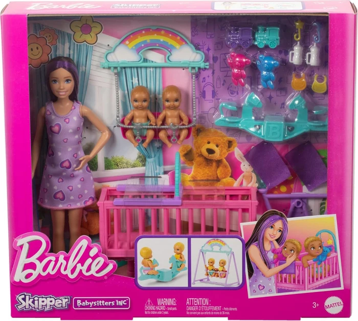 Mattel Barbie - Skipper Babysitters Inc. Twinning Nursery Spielset