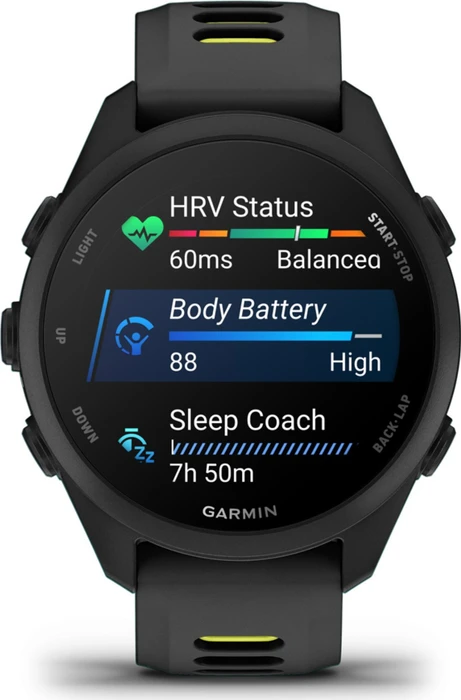 Garmin Forerunner 170 Music black/black-amp yellow